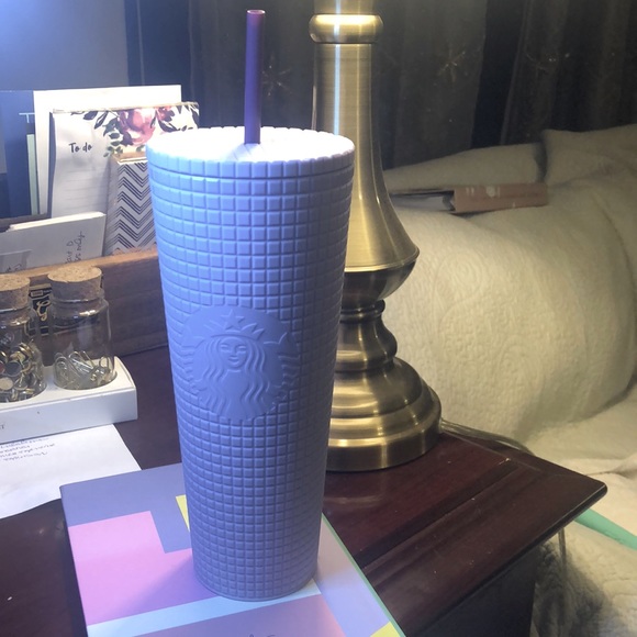 Starbucks lilac venti grid tumbler